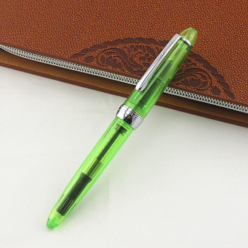 Jinhao 992 transparent green fountain pen