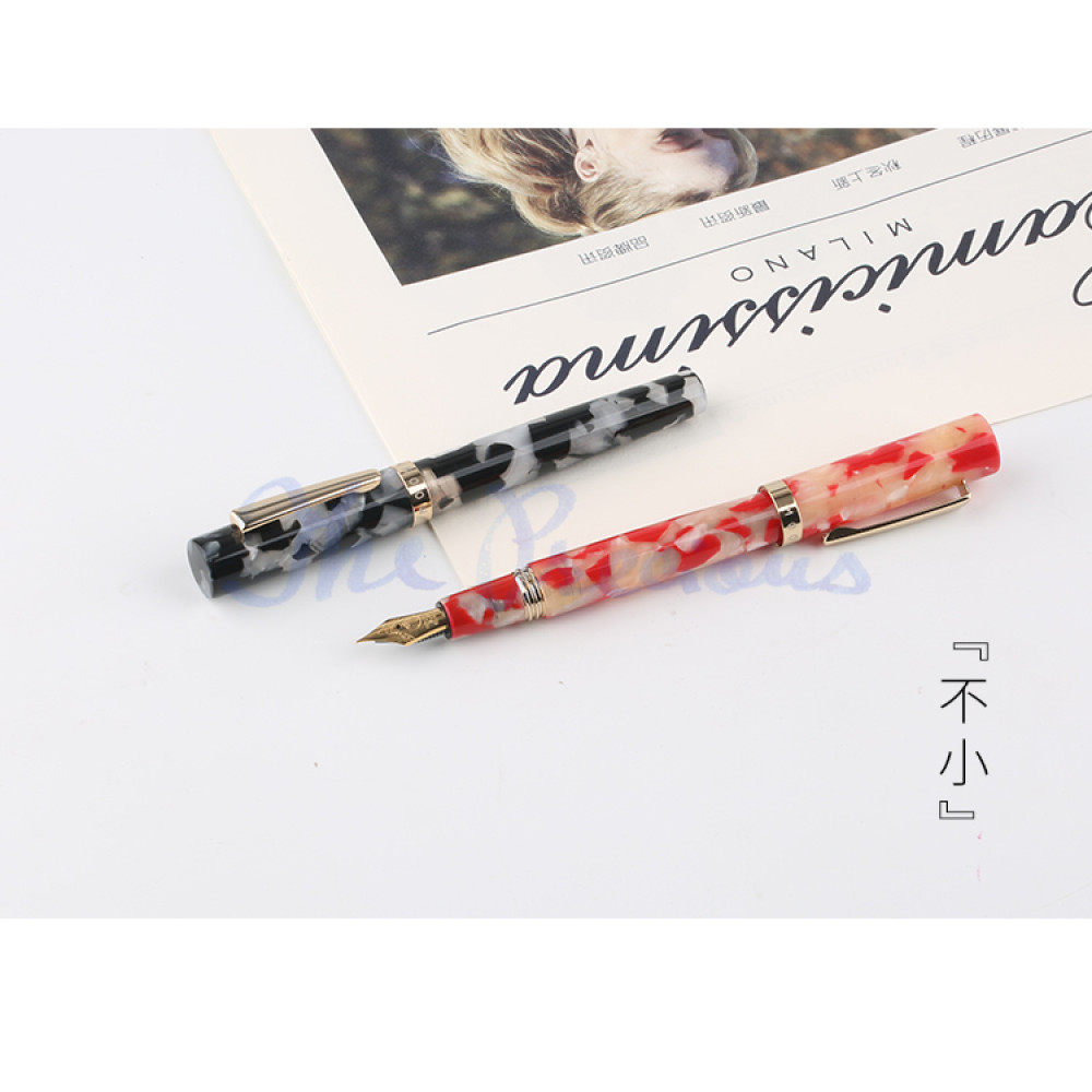 5 Finishes Moonman N2 Miniature Acrylic Fine Fountain Pens UK Seller