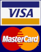 We accept all Mastercard and Visa cards.
